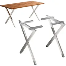 DanDiBo Ambiente Tischbeine Edelstahl 96678 68 x 72 cm