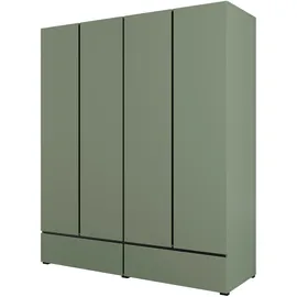 OTTO home Drehtürenschrank Cross 180 x 210 x 59,5 cm Grün
