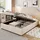 stilvora Polsterbett Beige, Textil, 140x200 cm, Schlafzimmer, Betten, Polsterbetten