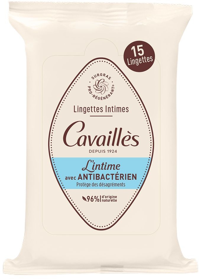 Cavaillès Lingettes Intimes Anti-Bactérien lingette(s)