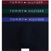 Trunk "3P TRUNK WB", Herren, Gr. XXL (56), 3 Stk., orn grn, dp rge, wdg blu, Jersey, Obermaterial: 95% Baumwolle, 5% Elasthan, TOMMY HILFIGER UNDERWEAR, körpernah, Unterhosen, mit Logobund