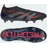Adidas Predator Elite FG - Core Black / Grey Four / Lucid Red - 42 2/3