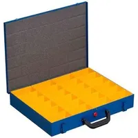 Allit Kleinteilekoffer EuroPlus Pro M 44H-24 24 Einsätze blau 44 x 7 x 37 cm