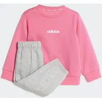 Adidas Kinder, Trainingsanzug LIN JOG JW0030 80 pink Fusion/White