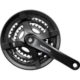 Shimano Tourney Ty501 6-8s Crankset 6/7/8-Speed Black Fc-ty301 48/38/28t