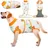 Kuoser Chirurgischer Hundebodysuit Atmungsaktiv Orange L