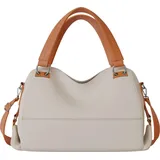 KMISSO 30669 Shopper Veganes Leder Beige/Brown