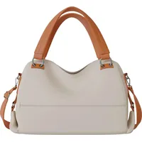 KMISSO 30669 Shopper Veganes Leder Beige/Brown