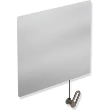 Hewi Kippspiegel 801.01.10084 600x540x6mm, mit Halter/Griff, umbra