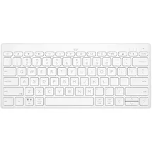 HP 350 Compact Multi-Device Kabellose Bluetooth Tastatur, weiß