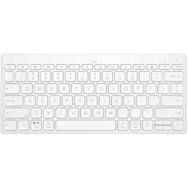 HP 350 Compact Multi-Device Kabellose Bluetooth Tastatur, weiß