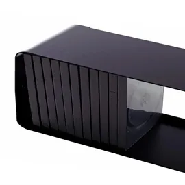 DESIGN DELIGHTS CD-Regal 80 x 14 x 15 cm Schwarz