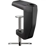 goobay Ersatztischklemme für Lupenleuchten mit Gelenkarm, schwarz