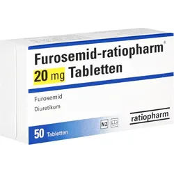 Furosemid-ratiopharm 20 mg Tabletten 50 St