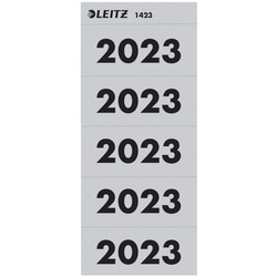 Leitz Selbsklebende Inhaltsschilder 1423 »Jahreszahlen 2023« grau, 8 cm