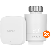 Hombli Smart-Thermostatkopf Starterpaket 5er-Pack