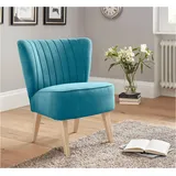 Home Affaire Sessel "Campi", blau (petrol), B:64cm H:81cm T:66cm, Luxus-Microfaser (100% Polyester), Sessel, Sessel, in verschiedenen Farben verfügbar, frei im Raum stellbar