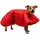 Ruffwear Palisades Sleep Poncho Hundejacke Rot XS