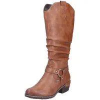 Rieker Damen 93670, Hochschaftstiefel, braun 24, 40