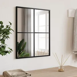 vidaXL Wandspiegel 40 x 80 cm Schwarz