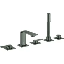 Grohe Allure 5-Loch Wannenkombination, Ausladung 143mm, 25221AL1, Farbe: hard graphite gebürstet