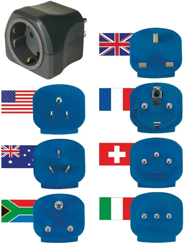 Brennenstuhl Weltreisestecker geerdet