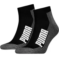 Puma Cushioned Quarter Socken 2er Pack Schwarz 43-46