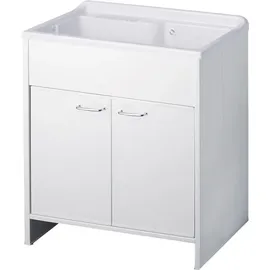 veriaffari.it Waschbecken mit Unterschrank 80 x 50 x 85 cm Weiß
