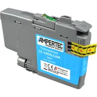 Ampertec Kompatible Tinte ersetzt Brother LC-426XLC cyan