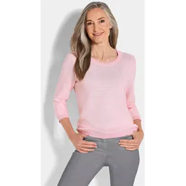 GOLDNER Rundhalspullover rosa 21