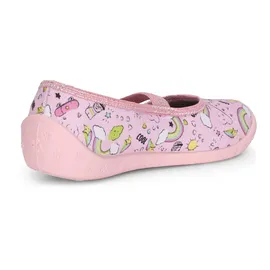 Ladeheid Kinder Mädchen Hausschuhe LARW008 (Rosa Regenbogen, 27 EU) - 27