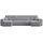 m-punkt24 Eckcouch Cord 3-Sitzer Grau
