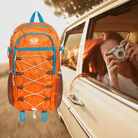 krumad Wanderrucksack 25L Faltbar Orange