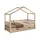 58 aufm Kessel Hausbett Kapua 90 x 200 cm Kiefer massiv lackiert braun