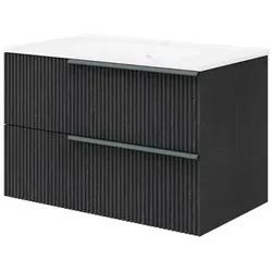 Waschbeckenunterschrank Sidney Dekor Nero