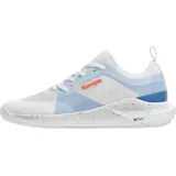 Kempa Kourtfly Sport-Schuhe, weiß/blau, 42.5