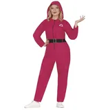 Agr Rotes Gamer Kostüm Damen L