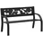 vidaXL Kinder-Gartenbank 86 x 53 x 86 cm Schwarz