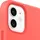 Apple iPhone 12 mini Silikon mit MagSafe zitruspink