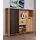 Forte Highboard Jytana 149,9 x 40,2 x 129,9 cm Mauvella Eiche/Schwarz