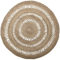 DAHEIM Juteteppich Rug Jute Beige, Braun Natur /