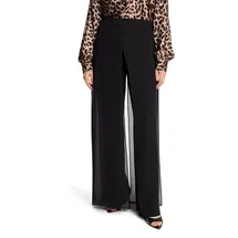 Vera Mont 2-in-1-Hose Damen im Layer Look Schwarz 36