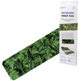 Logilink ID0169 "Wald" Gaming Tastaturpad mit schmal Handgelenkauflage Grün