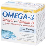 Burton Feingold Omega-3 Lachsöl plus Vitamin D Kapseln 100 St.
