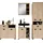 byLIVING Wellness Badkommode 80,5 x 77,5 x 31 cm Braun/Beige