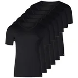 SKINY Unterhemd / Shirt Kurzarm Basis in Schwarz | Gr.: XL