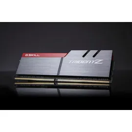 G.SKILL Trident Z silber/rot DIMM Kit 16GB, DDR4-3200, CL16-18-18-38 (F4-3200C16D-16GTZB)