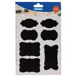 Stylex Kreidesticker 7 Stück selbstklebend schwarz