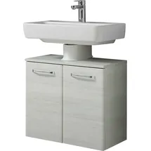 Saphir Waschbeckenunterschrank 2 Türen 60 x 53 x 33 cm Weiß