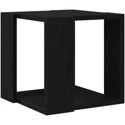 vidaXL Couchtisch Schwarze Eiche MDF 32 x 32 x 30 cm Einfach Quadrat